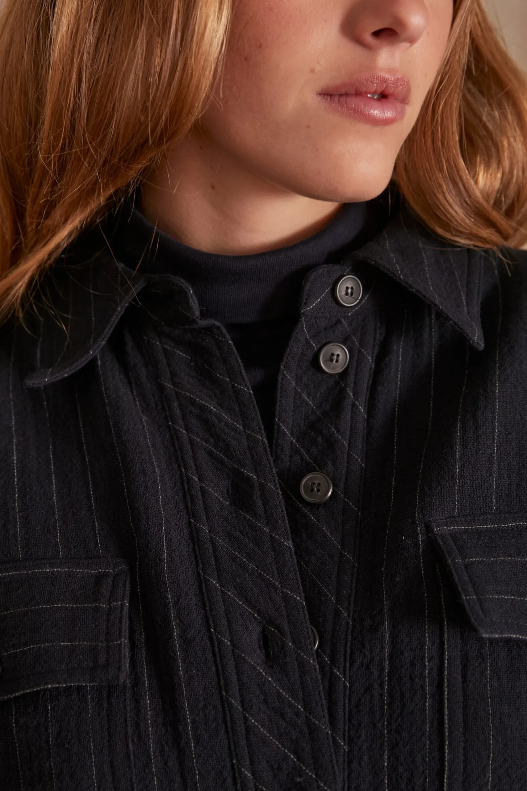 Maison 123 Robes Imprimées|Robes Fluides>Robe MARINE