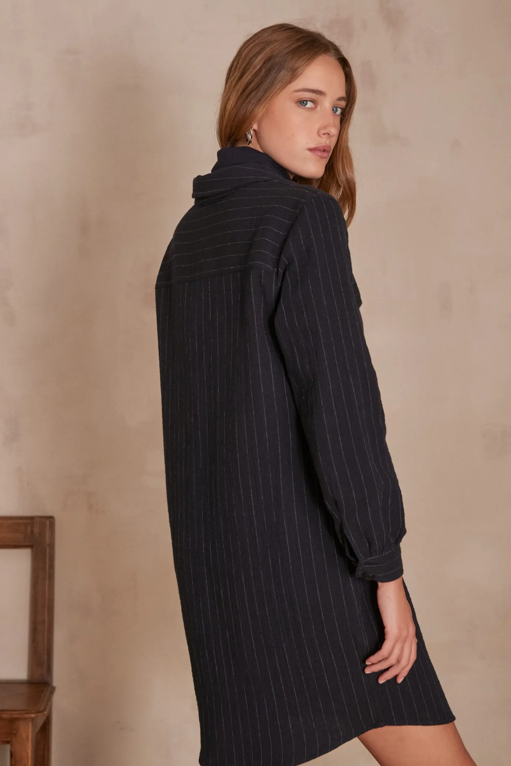 Maison 123 Robes Imprimées|Robes Fluides>Robe MARINE