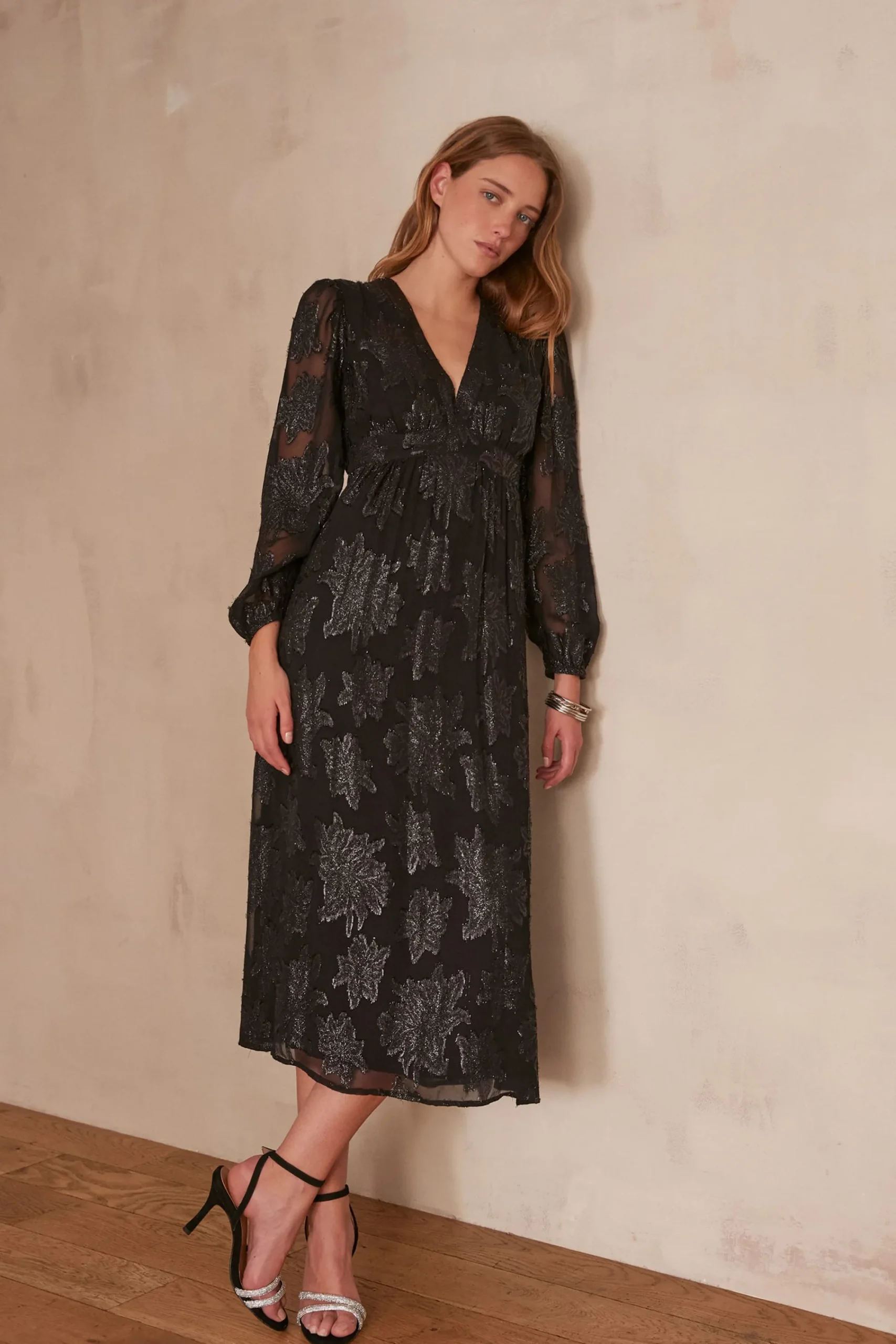 Maison 123 Robes Longues|Robes Noires>Robe MARJOLAINE NOIR