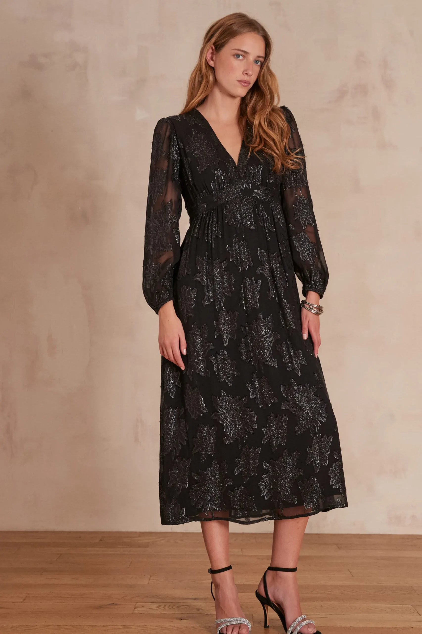 Maison 123 Robes Longues|Robes Noires>Robe MARJOLAINE NOIR