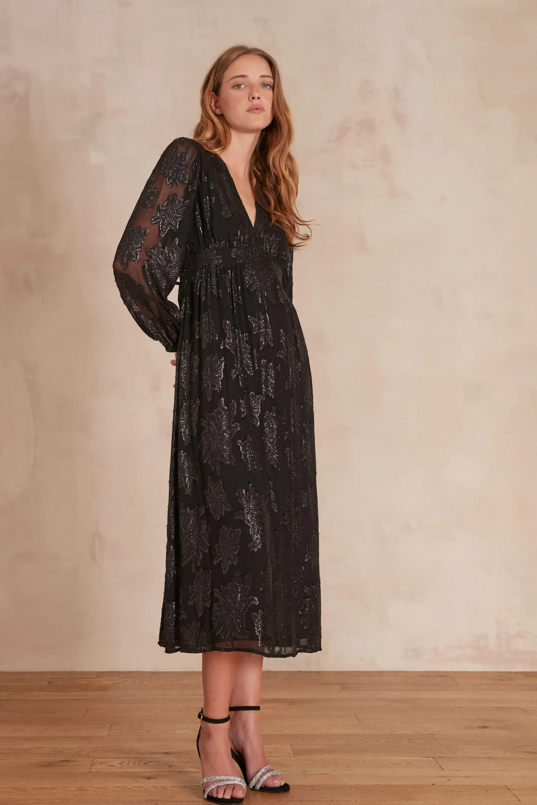 Maison 123 Robes Longues|Robes Noires>Robe MARJOLAINE NOIR