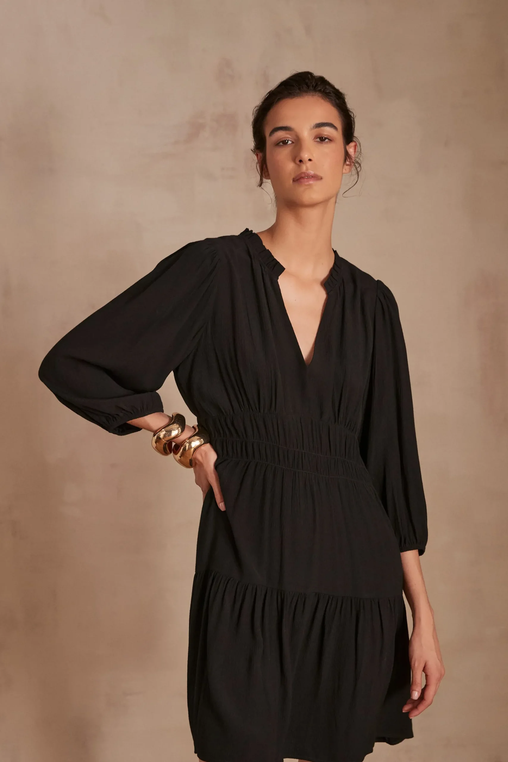Maison 123 Robes Courtes|Robes Noires>Robe MARLENE NOIR
