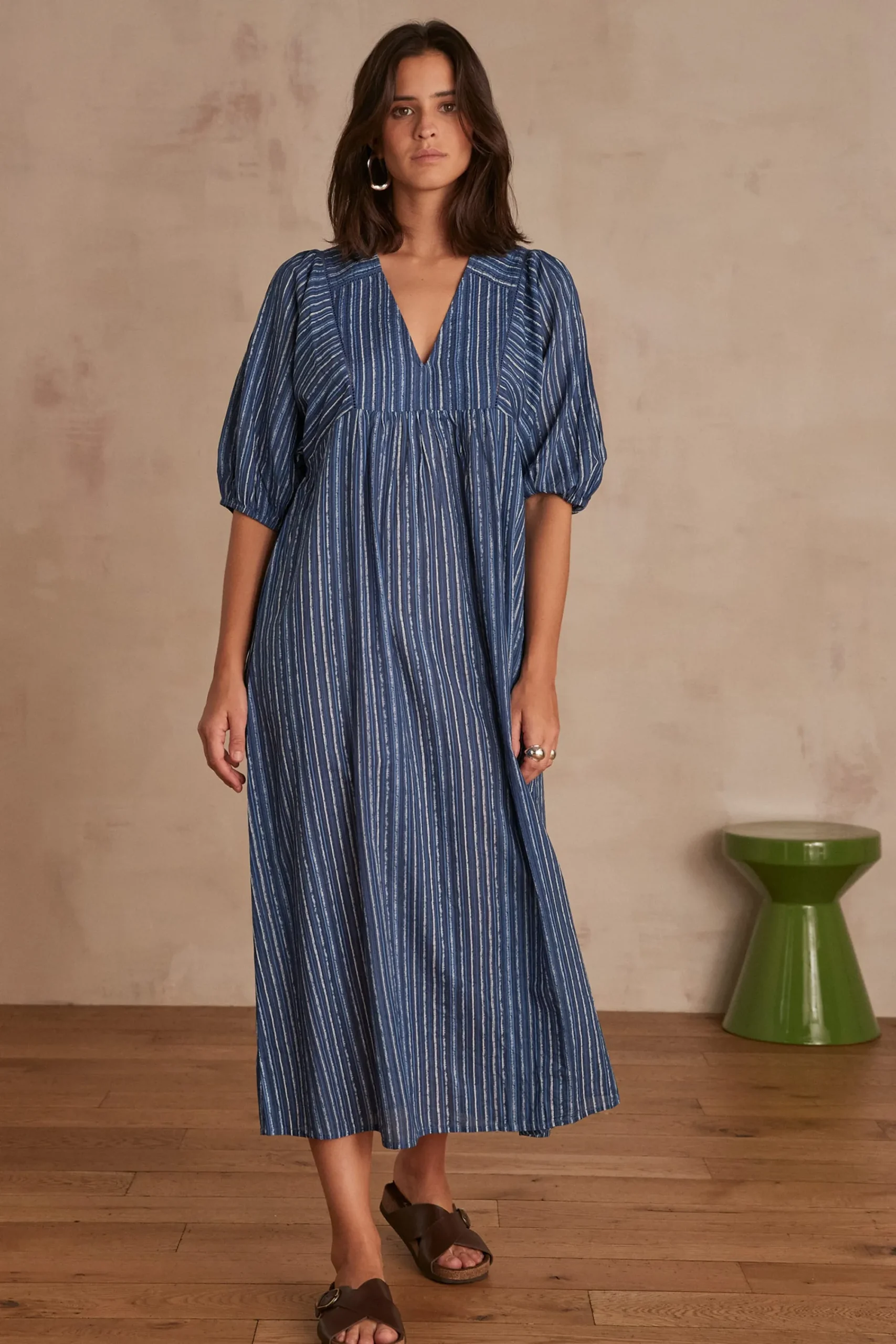 Maison 123 Robes Longues|Robes Imprimées>ROBE MARTE BLEU ROI