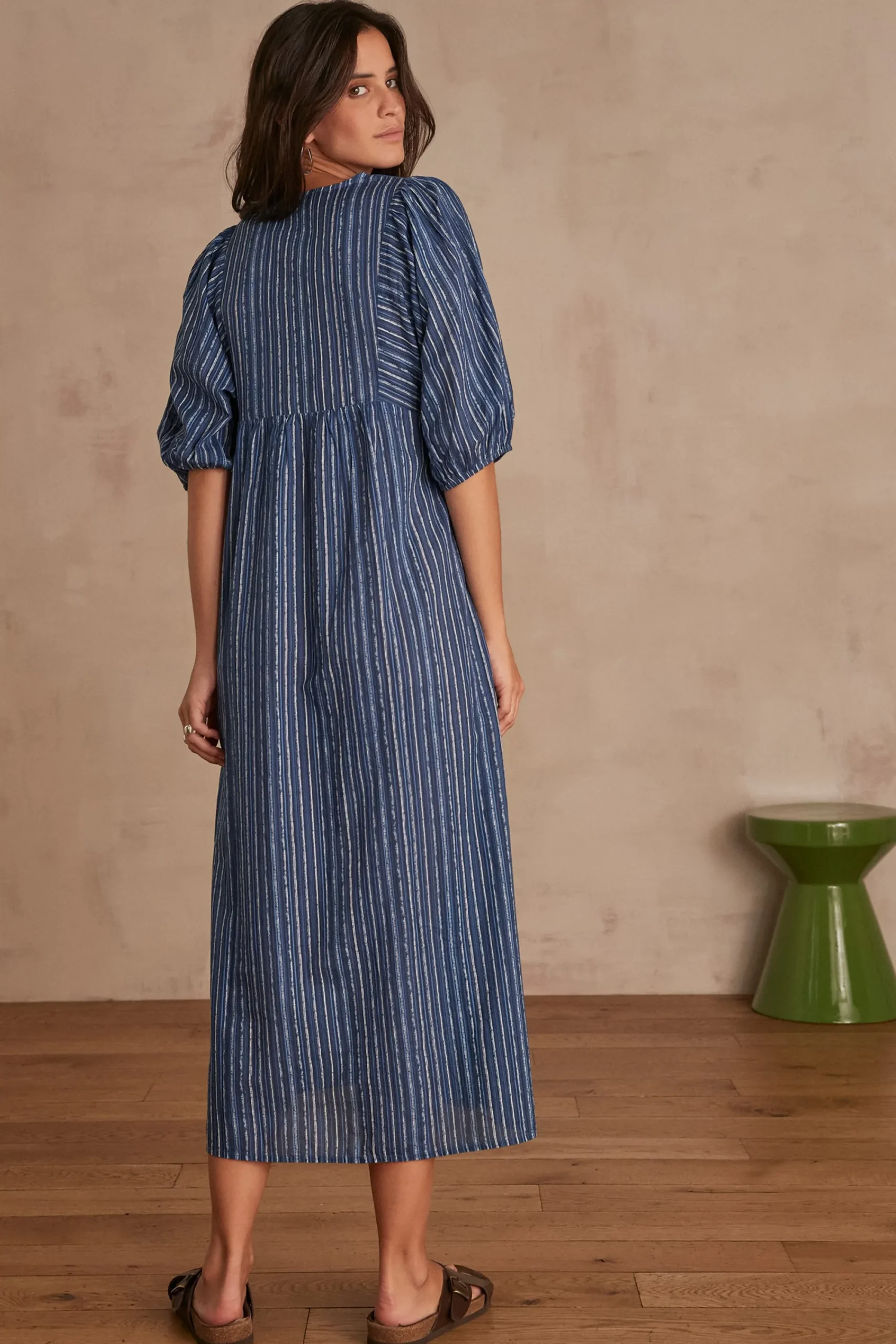 Maison 123 Robes Longues|Robes Imprimées>ROBE MARTE BLEU ROI