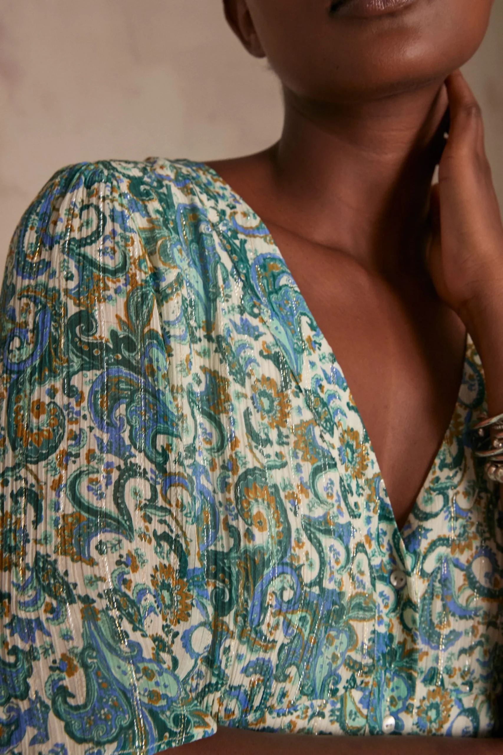 Maison 123 Robes Courtes|Robes Imprimées>Robe Melba PETROLE