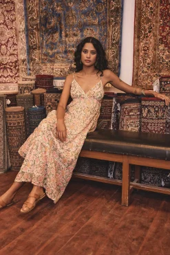 Maison 123 Robes Longues|Robes Imprimées>ROBE MELINA PRIMEROSE