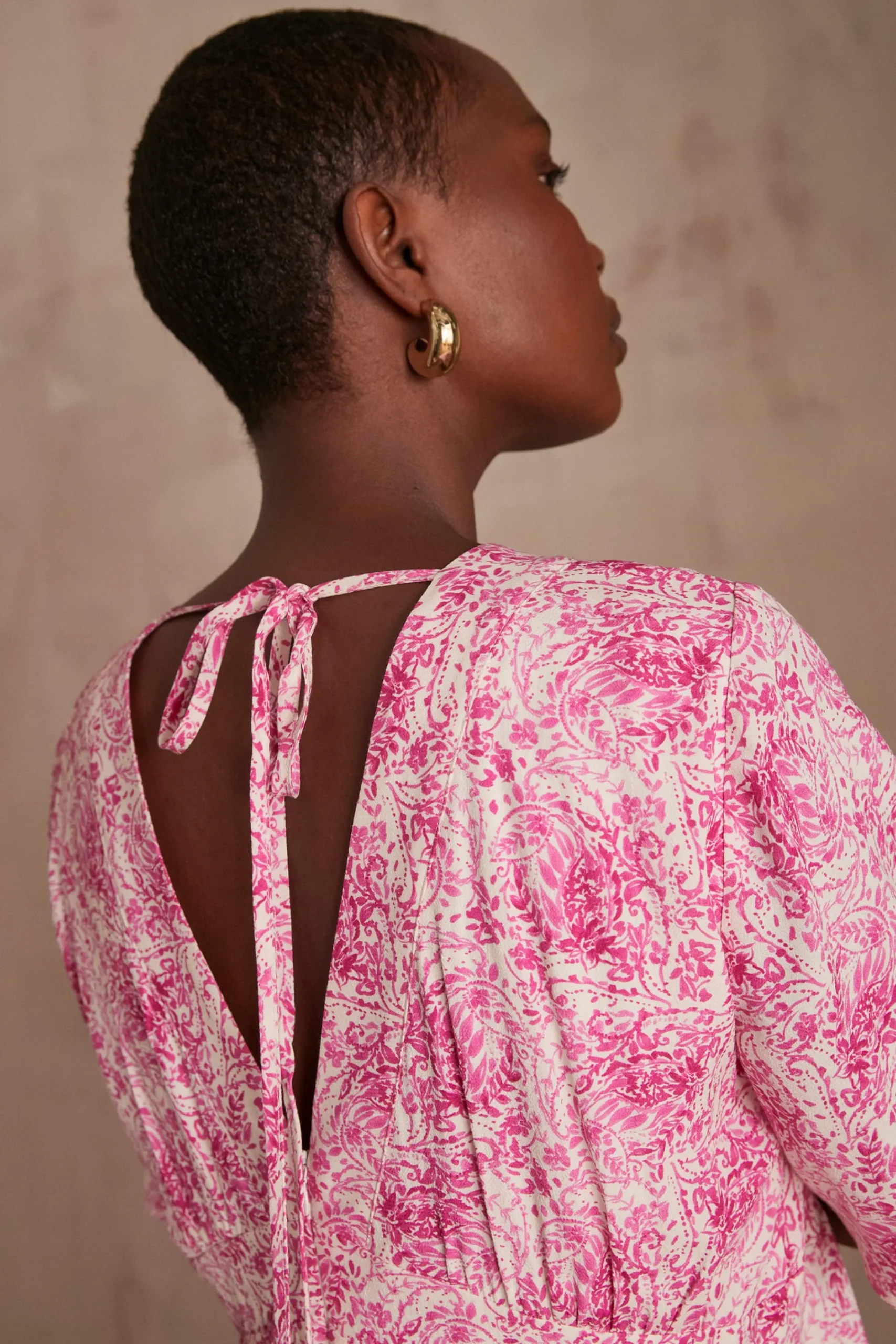 Maison 123 Robes Longues|Robes Imprimées>Robe MELISSA ROSE PALE