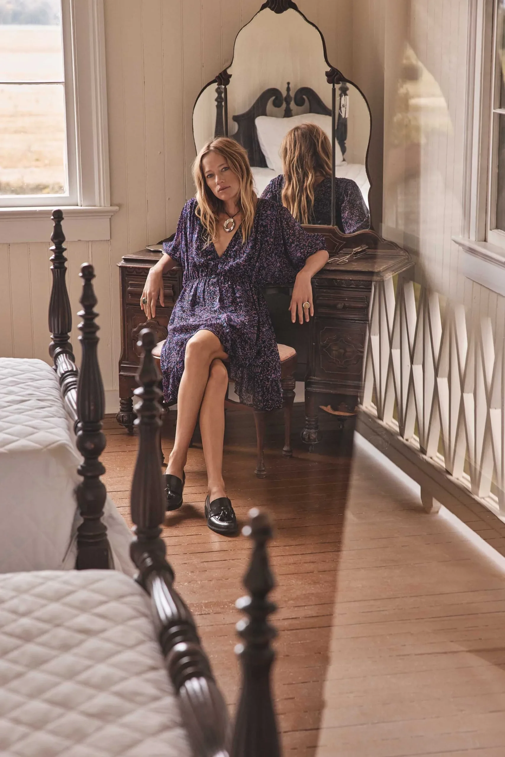 Maison 123 Robes Courtes|Robes Imprimées>Robe MELODIE VIOLET