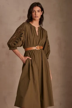 Maison 123 Robes Longues|Robes Fluides>Robe MICHA KAKI