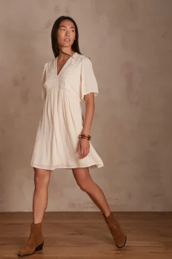 Maison 123 Robes Courtes|Robes Bohèmes>Robe Muse CREME