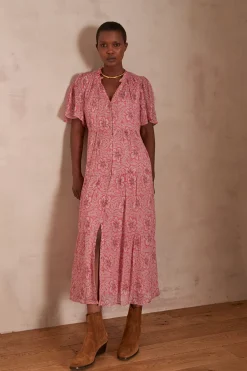 Maison 123 Robes Longues|Robes Imprimées>Robe MYRTIE GROSEILLE