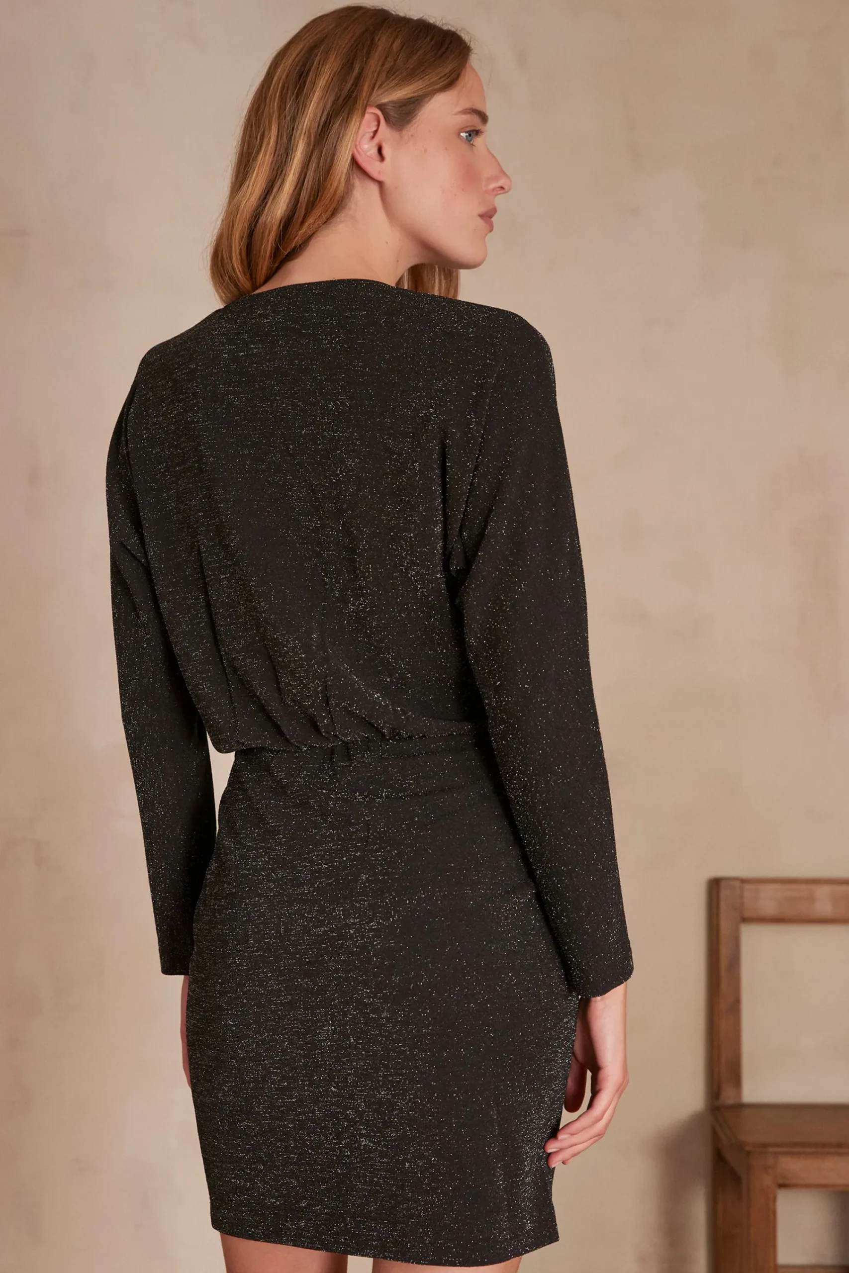 Maison 123 Robes Courtes|Robes Noires>Robe MYSTERE NOIR