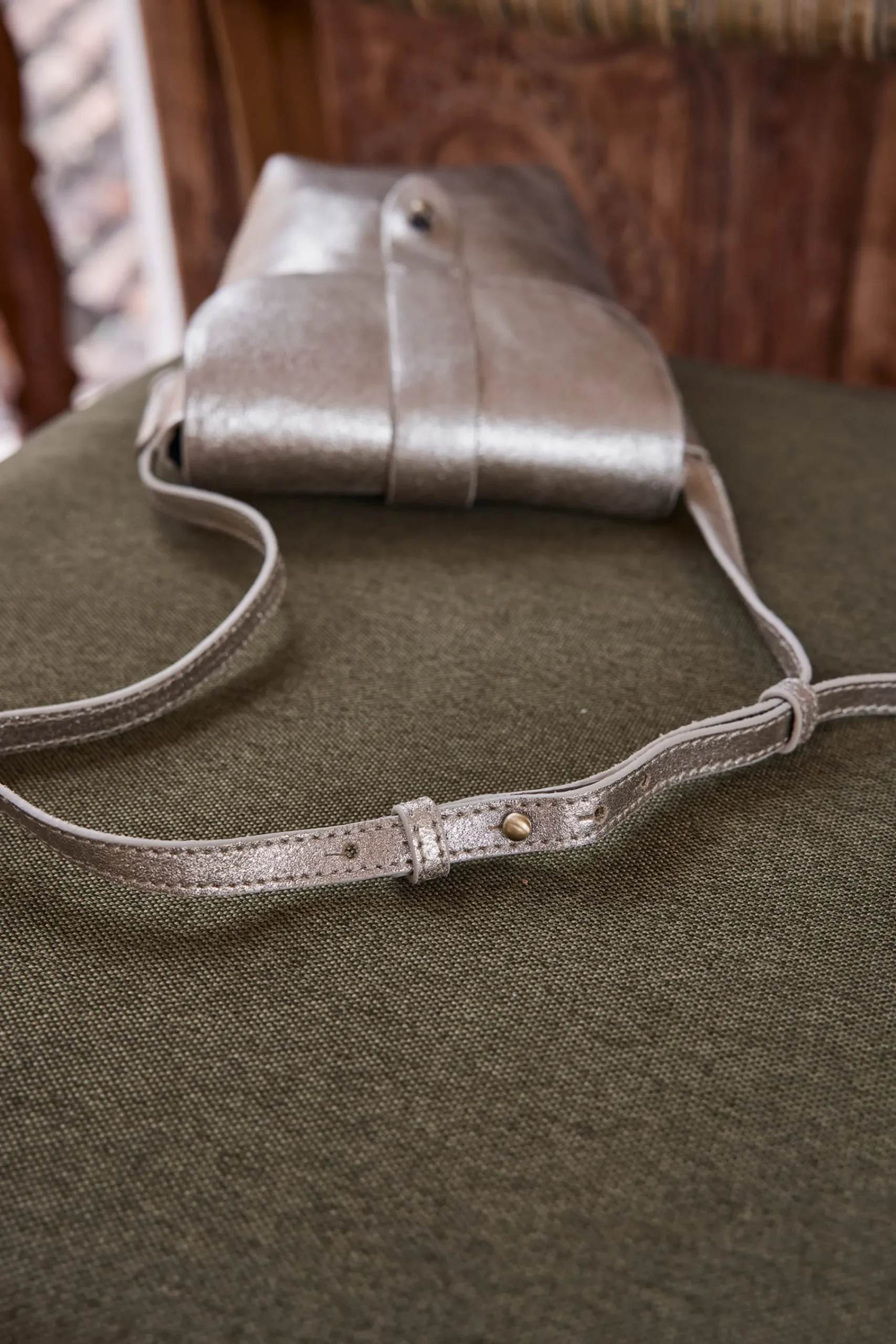 Maison 123 Les Sacs>Sac à bandoulière GABRIEL MINI SILVER