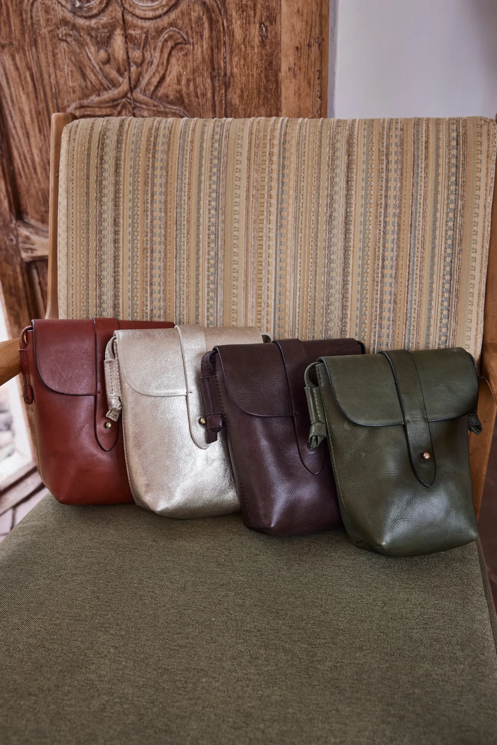 Maison 123 Les Sacs>Sac à bandoulière GABRIEL MINI VERT