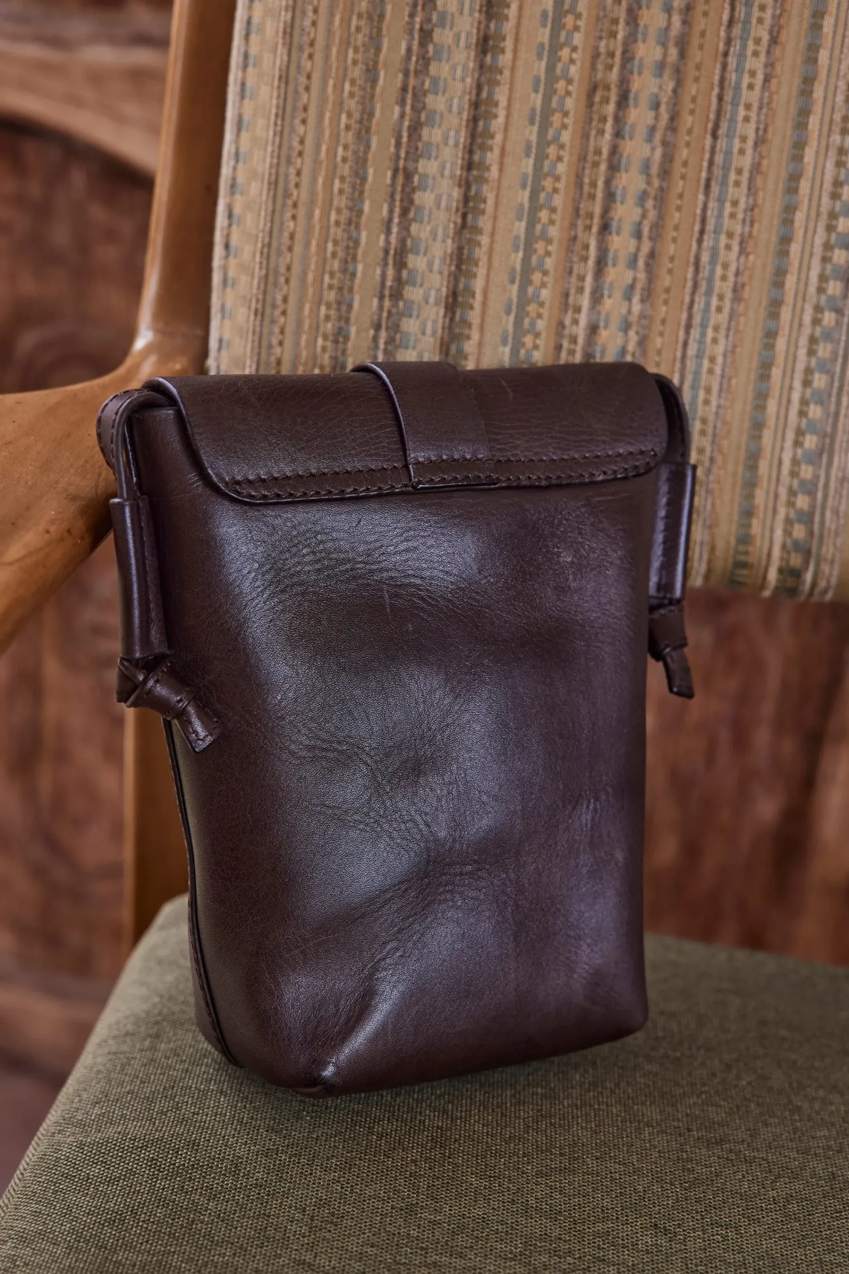 Maison 123 Les Sacs>Sac à bandoulière GABRIEL MINI MARRON FONCE