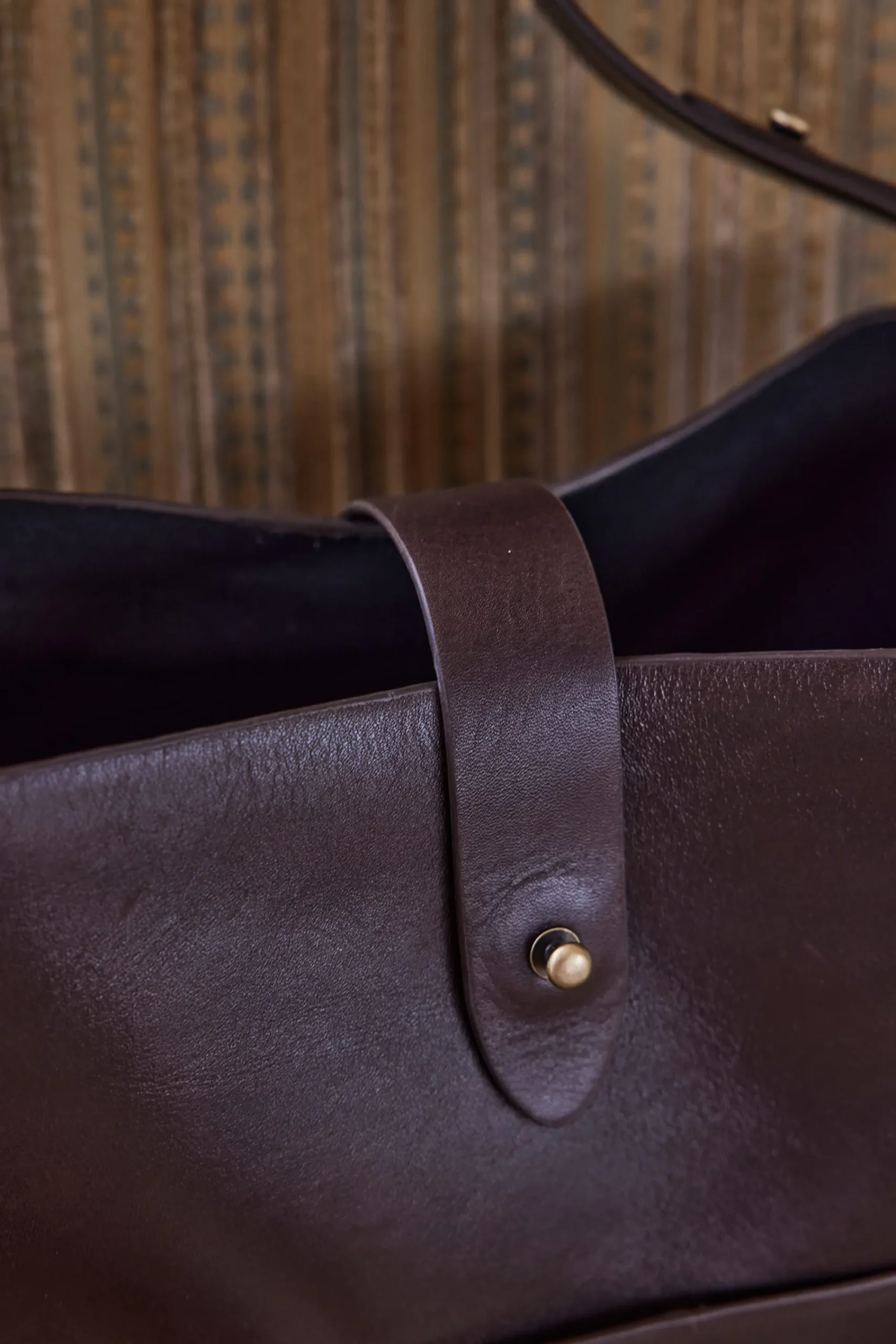 Maison 123 Les Sacs>Sac GABRIEL SEAU XL MARRON FONCE