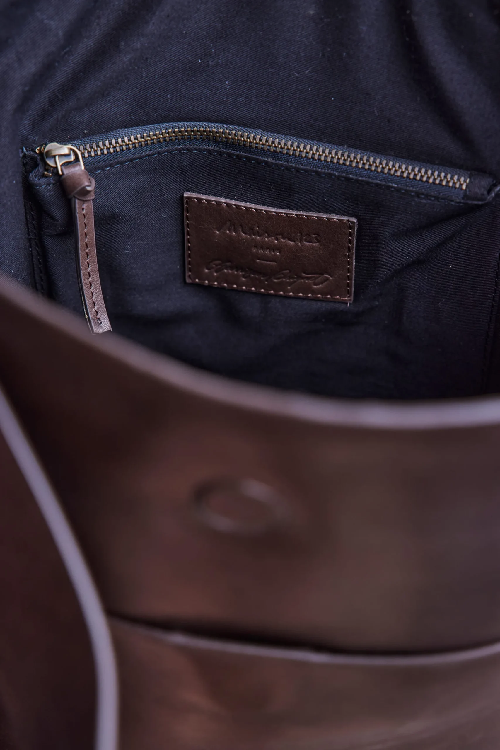 Maison 123 Les Sacs>Sac GABRIEL SEAU XL MARRON FONCE