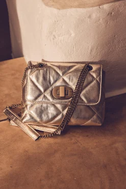 Maison 123 Les Sacs>Sac GABY MINI OR