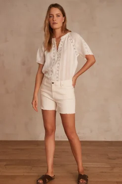 Maison 123 Jeans Blancs><noscript><img width=