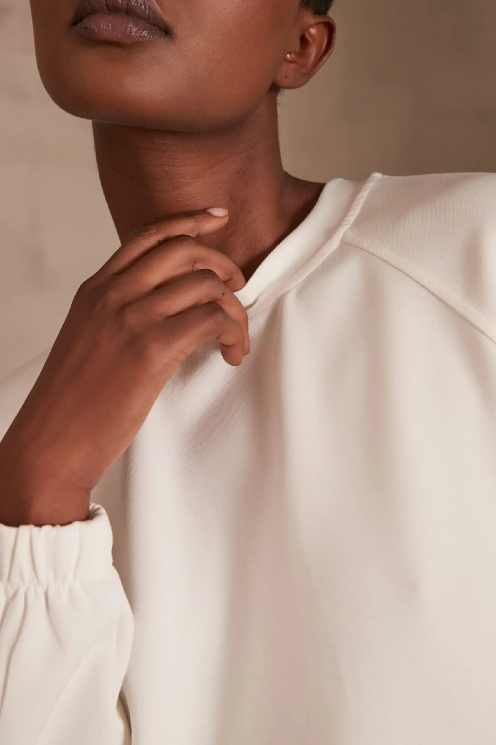 Maison 123 Voir Tout|T-Shirts Col Rond>Sweatshirt THELMA CREME