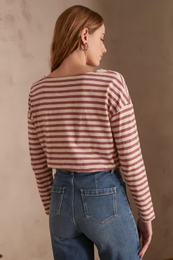 Maison 123 T-Shirts Col Rond|T-Shirts À Manches Longues><noscript><img width=