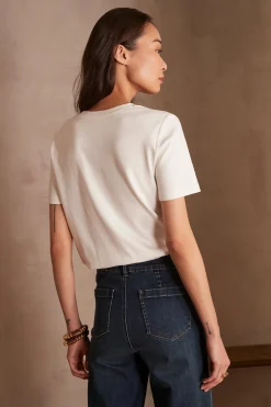Maison 123 T-Shirts Col V|T-Shirts À Manches Courtes><noscript><img width=