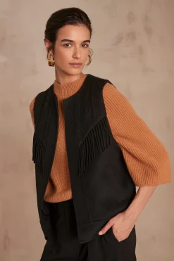 Maison 123 Vestes Sans Manches|Vestes Noires>Veste sans manches STAN NOIR